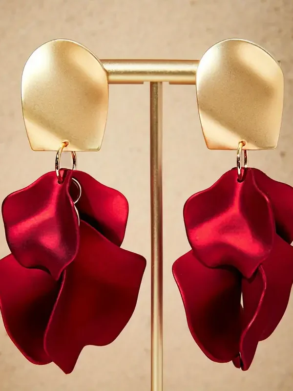 Aretes Rojos como tu pasión