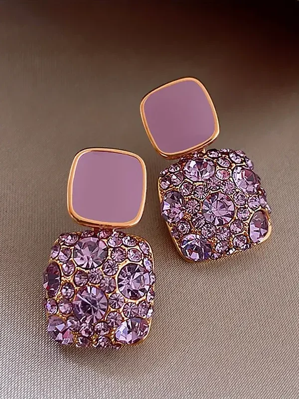 Aretes de las piedras de Lila
